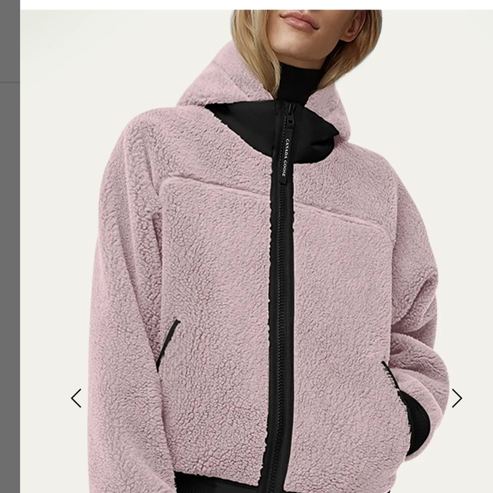 NWT CANADA GOOSE FLEECE JACKET XS